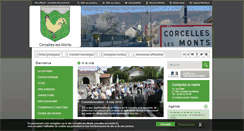Desktop Screenshot of corcelles-les-monts.fr